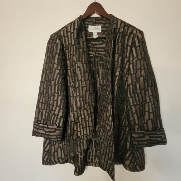 JOSEPH RIBKOFF Motif Jacket Blouse Size 10 - Picture 8 of 11